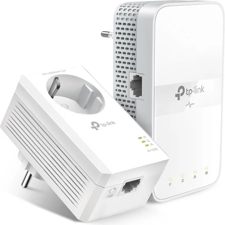TP-Link TL-WPA7617 KIT, PowerLAN-Adapter mit bis zu 1000 Mbit/s, Dualband-WLAN und Gigabit-Ethernet