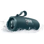 JBL Charge 6, tragbarer Bluetooth-Lautsprecher, 28 Stunden Akkulaufzeit, IP68 wasserdicht, Staub- und stoßfest, Pro Sound mit AI Sound Boost, Auracast Multi-Speaker, Blau