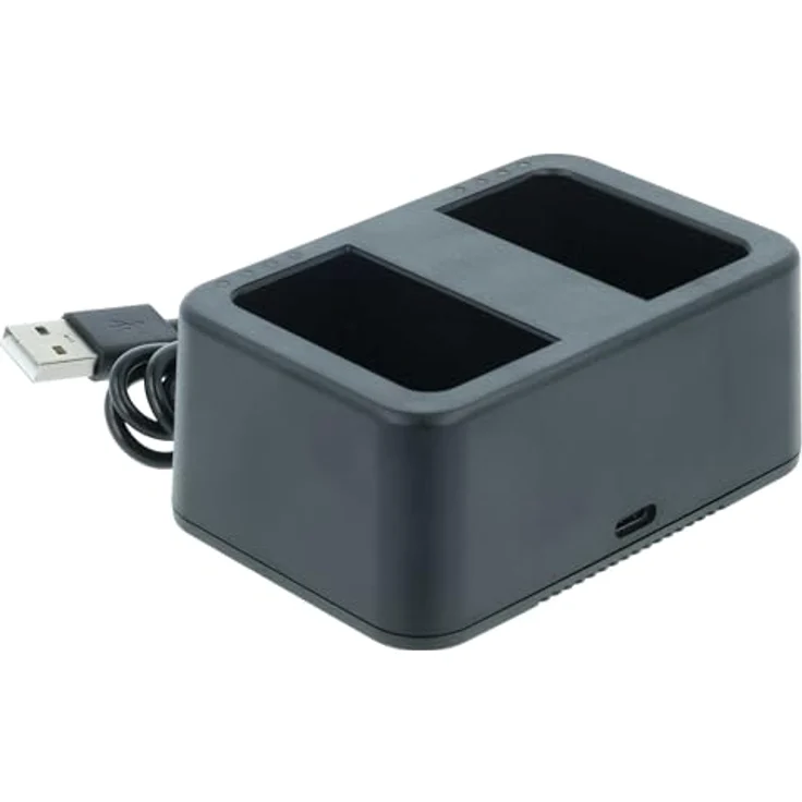 vhbw Drohnen-Akku Akku, Zubehörset mit Ladeschale und USB-Kabel, schwarz – Bild 8