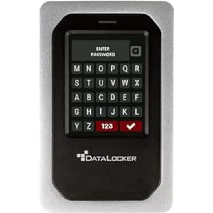 DataLocker Origin Storage DL4 FE 2TB USB-C, externe Festplatte mit hochwertiger Leistung und ergonomischem Design