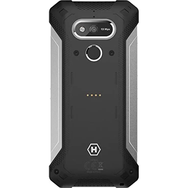 Hammer H Explorer Plus Eco, 5,7" HD+ IPS-Display, 4 GB RAM / 64 GB interner Speicher, USB-C, GPS und A-GPS, Android 11, Batterie 5000 mAh, IP69, 13 Mpx, 4G LTE, Dual-SIM, Silber – Bild 4