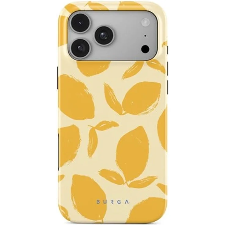 Burga Tough MagSafe Case - Lemon Tart - iPhone 18 Pro Max, MagSafe-kompatibel, ultradünnes Design, erhöhte Kanten für Bildschirm- und Kameraschutz