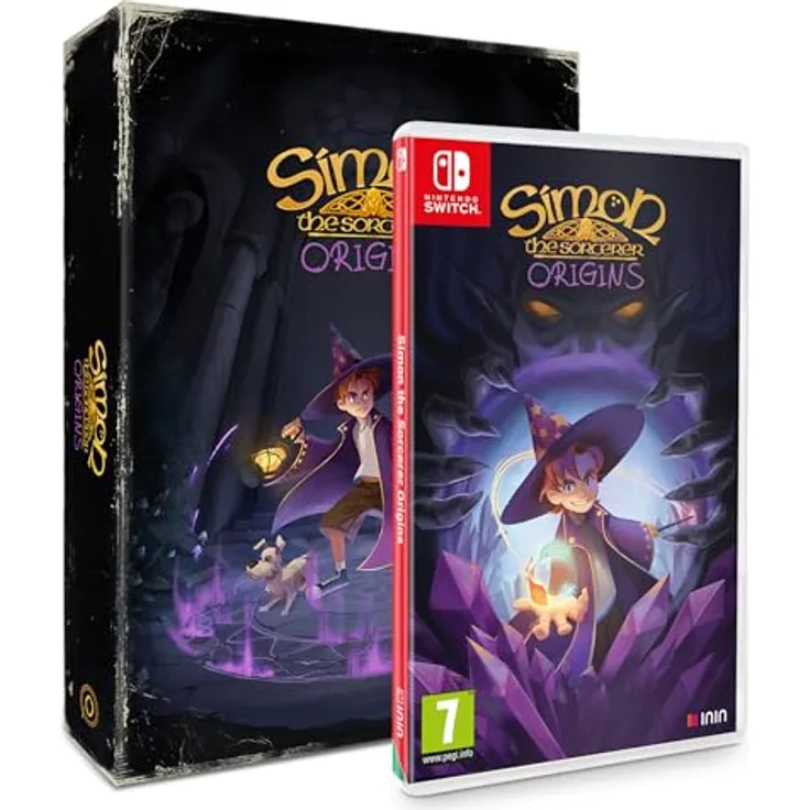 ININ Simon the Sorcerer Origins Special Edition LIMITED, Nintendo Switch, handgezeichneter Grafikstil, Retro-Box mit Artbook und Original-Soundtrack