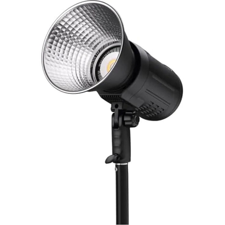 PATONA Premium LED Fotolicht-Videolicht, 80W RGB COB-LED mit Spezialeffekten, Farbtemperatur 2700K - 6500K, 16 Mio. Farben, App Steuerung, LCD-Display, Profi-Dauerlicht für Studio & Outdoor – Bild 1