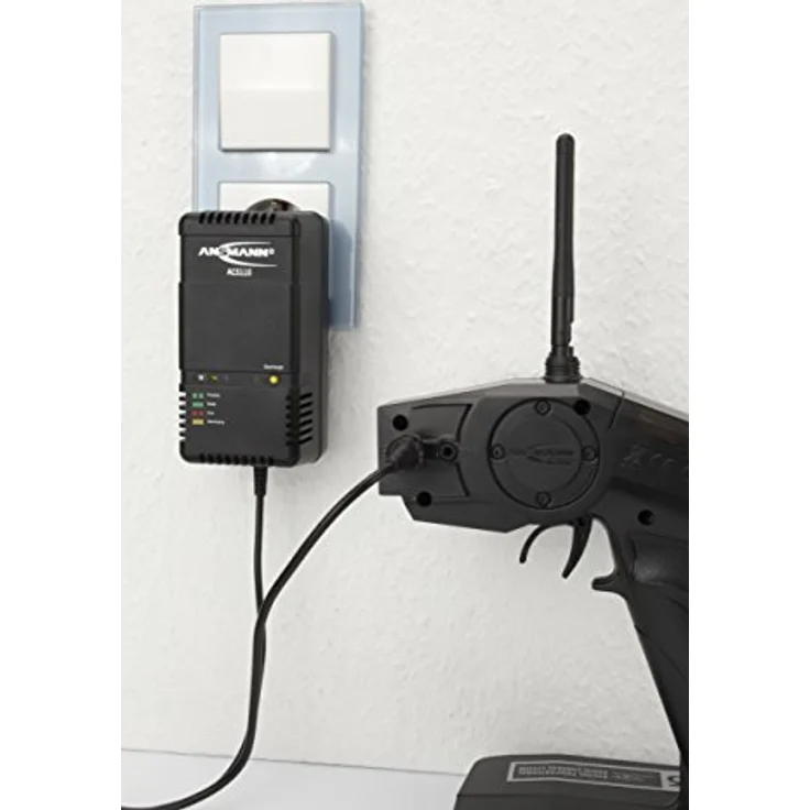 ANSMANN Akkupack Ladegerät ACS 110 - Akkupacklader für 1-10 zellige NiMH & NiCd Akkupacks - Ladestation Vorentladefunktion & automatischer Abschaltung - RC Ladegerät für Modellbau & Racing Akkus – Bild 3