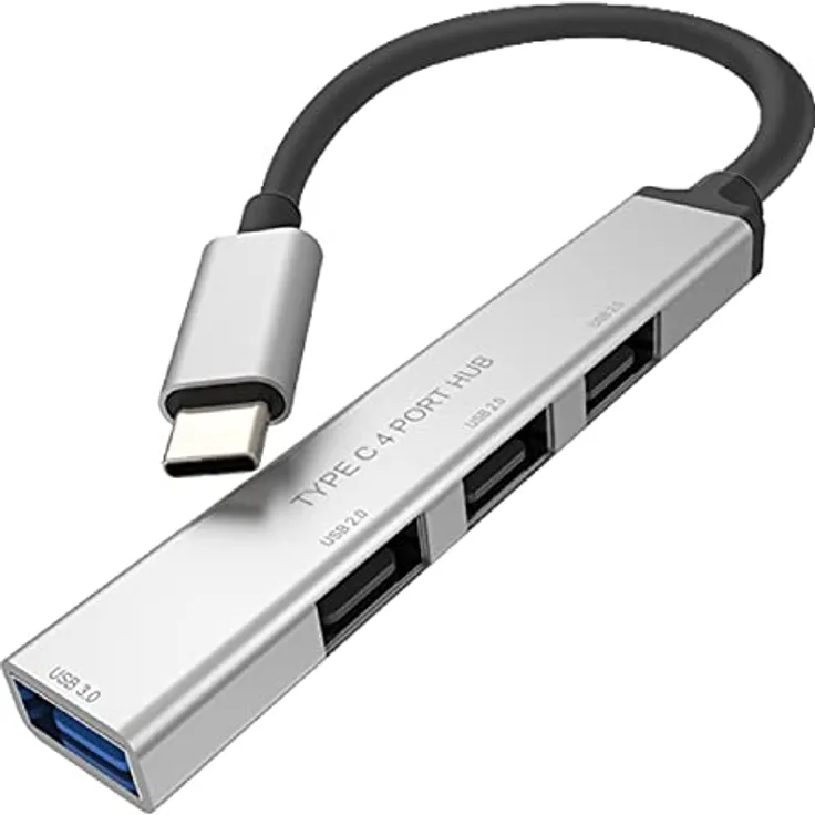 ROLINE USB 3.2 Gen 1 Hub, 4fach, Typ C Anschlusskabel