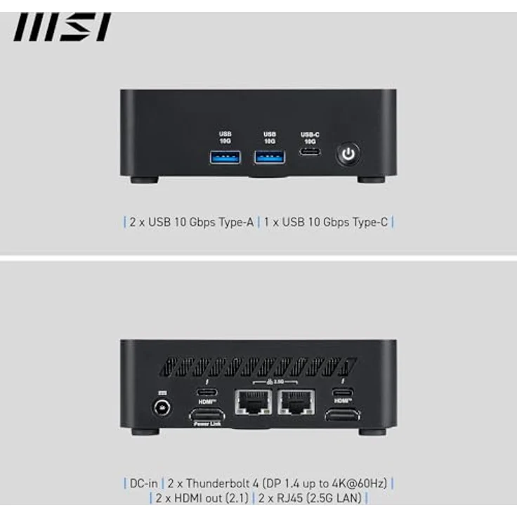 MSI Cubi NUC AI 1UMG-073AT, Business-PC mit kompakter Bauweise und effizientem Betriebssystem – Bild 6