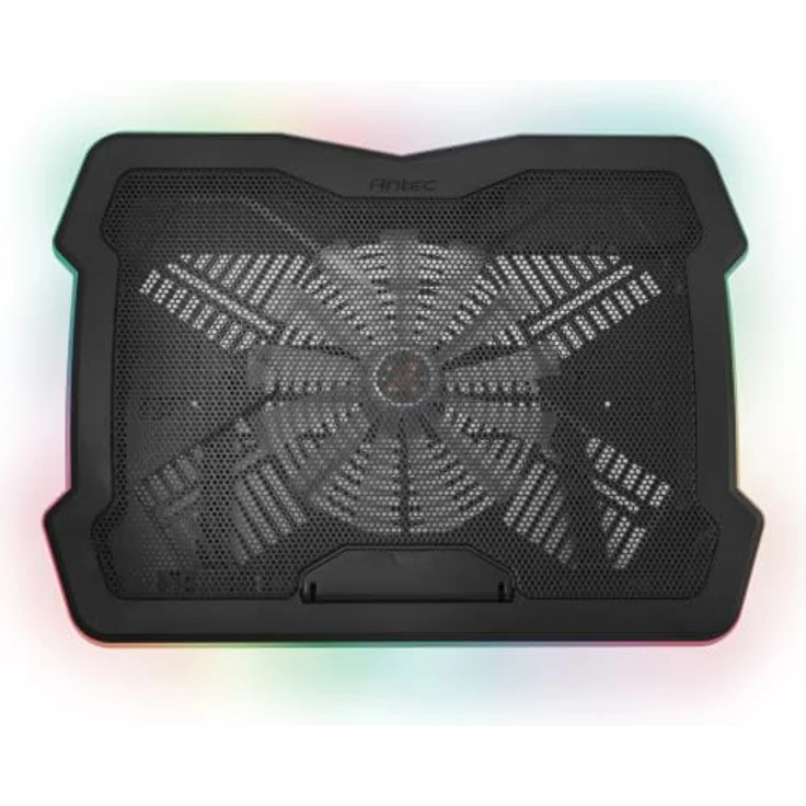 Antec LCHF200 Hyperflow RGB Laptop Kühlpad, 200-mm-Lüfter mit höhenverstellbarem Design und RGB-Beleuchtung, für Laptops 10-17 Zoll – Bild 2
