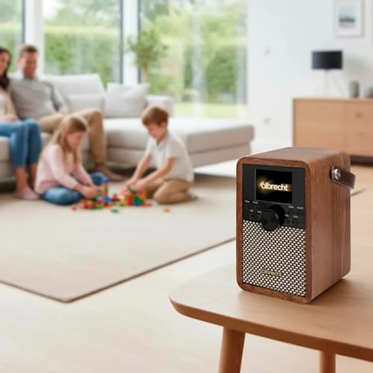 Albrecht DR 710, tragbares DAB+ Digitalradio mit kristallklarem Klang, 2000 mAh Akku, BT 5.3, Musikstreaming über Smartphone, SD-Karte & USB, ASA-Warnmeldungen – Bild 4