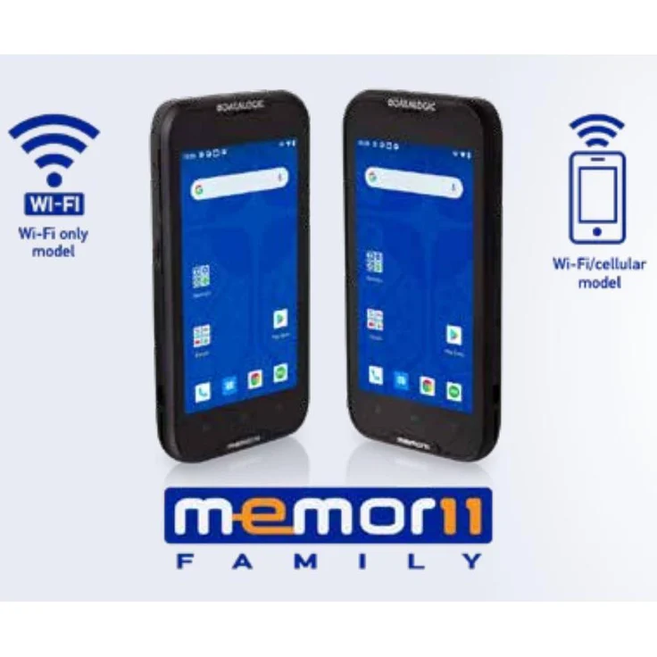 Datalogic MEMOR 11 PDA, 5 Zoll Android Scanner mit 2D-Imager, IP65, Bluetooth, WLAN und 4G, Schwarz