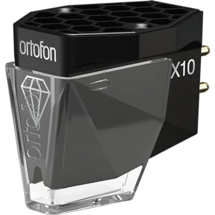 Ortofon MC X10, Moving-Coil Tonabnehmer mit elliptischem Abtastdiamanten, 0,4 mV Ausgangsspannung, schwarz – Bild 9