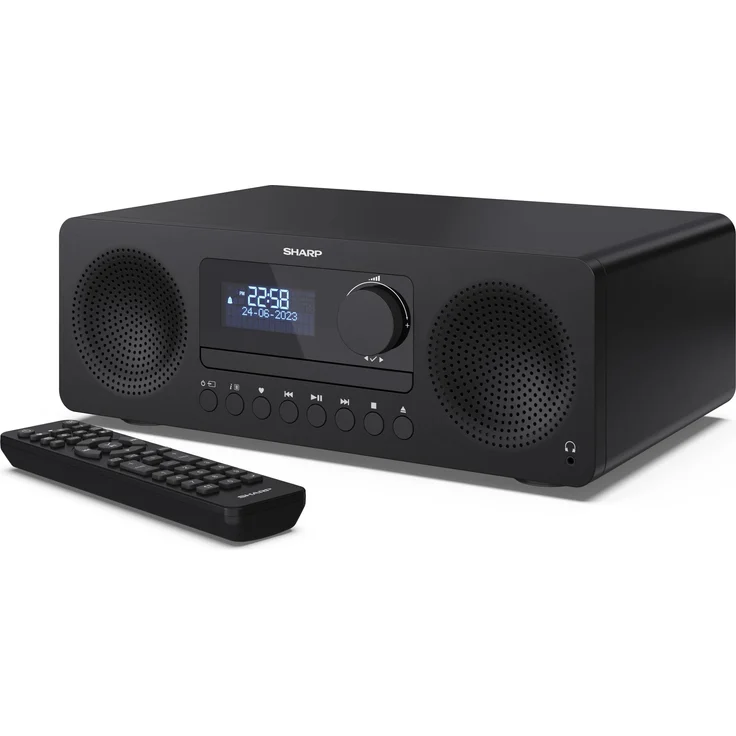 Sharp XL-B720D (FM, DAB+, Bluetooth), Radio, Schwarz – Bild 1