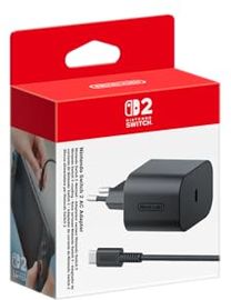 Nintendo Switch 2-Netzteil, Energieversorgung für Konsolen, Schwarz