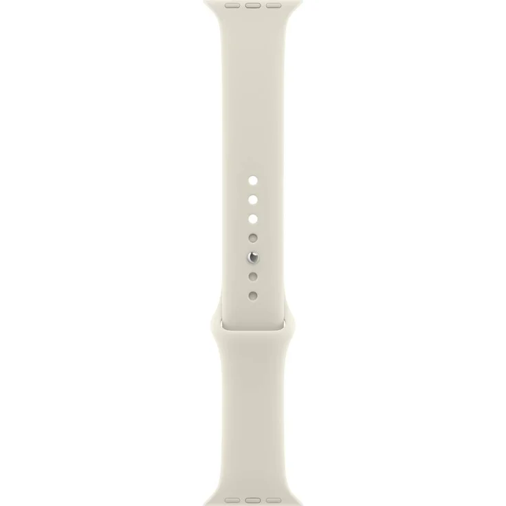 Apple Watch Sport Band 40mm S/M, Sand, Hochleistungs-Gummimaterial mit innovativem Pin Verschluss