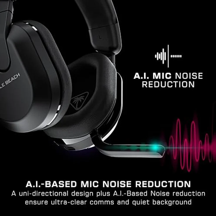 Turtle Beach Stealth 600 Schwarz Gaming Headset mit 80 Stunden Akkulaufzeit, Bluetooth und 50mm Lautsprecher – Bild 4