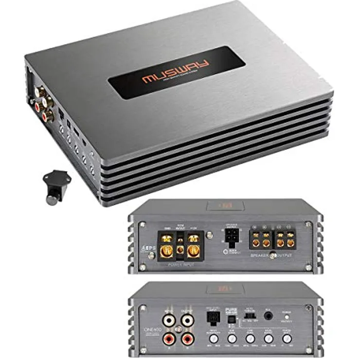 Musway ONE600, Digitaler Mono-Verstärker mit 600 W RMS für Subwoofer, Class-D Technik