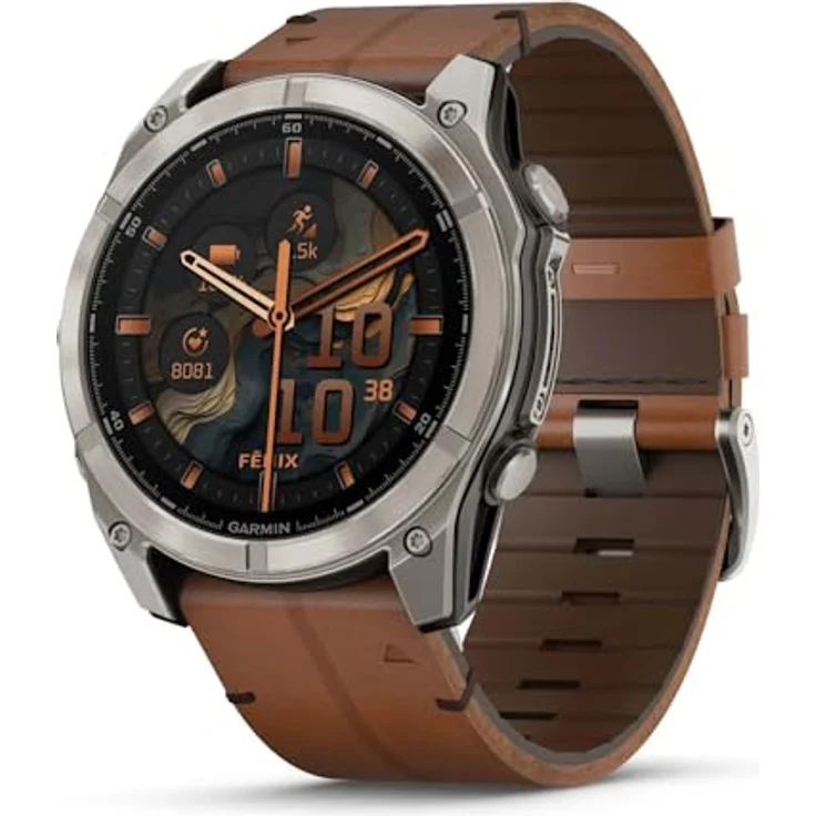 Garmin fēnix® 8 AMOLED 51mm Smartwatch, Multisport-GPS-Smartwatch mit erweiterten Wellnessfunktionen, schwarz – Bild 2