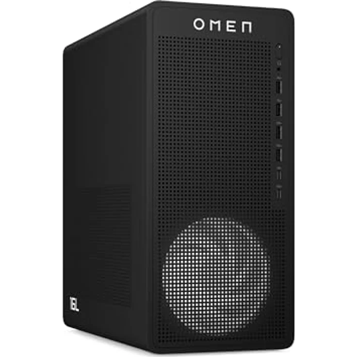 HP OMEN by HP 16L TG03-0154ng, Gaming Desktop-PC mit AMD Ryzen 5 8400F, 16 GB DDR5 RAM, 1 TB SSD, AMD Radeon RX 9060 XT, schwarz – Bild 2