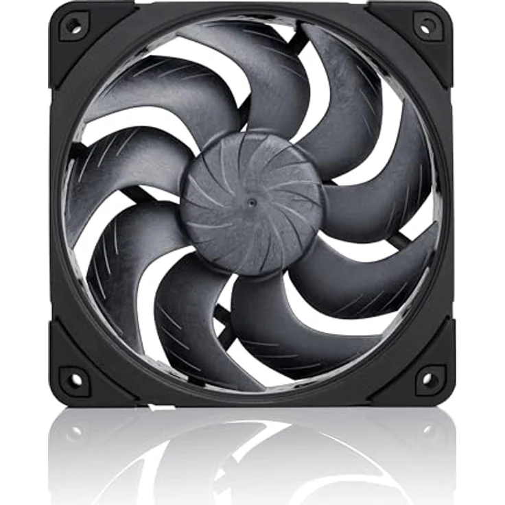 Noctua NF-A12x25 G2 PWM Sx2-PP chromax.black, Doppellüfter-Set für Push-Pull Anwendungen, vollständig schwarz mit Anti-Vibrationsbefestigungen – Bild 2