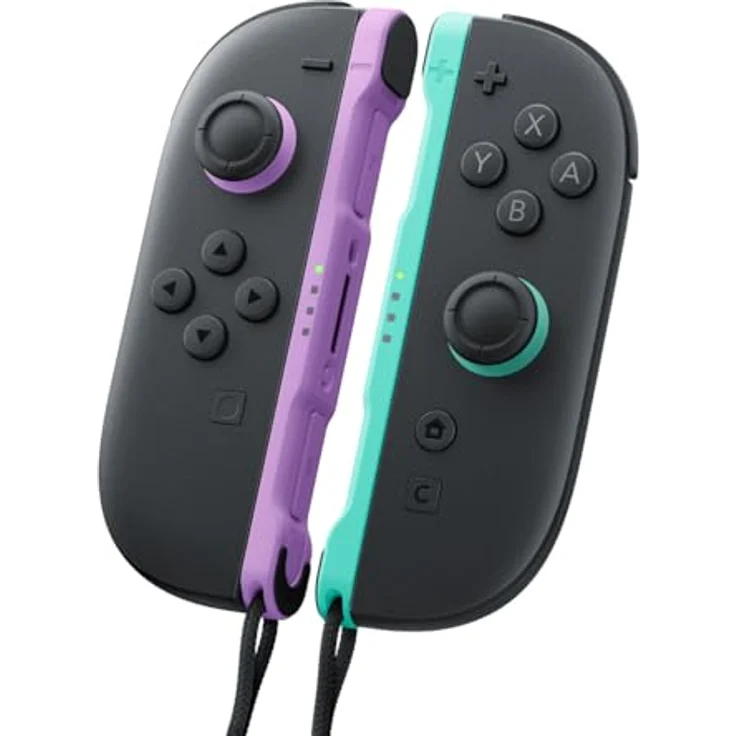 Nintendo Joy-Con 2 Set, Gamepad mit HD Rumble 2 und Motion Controls, hellviolett/hellgrün für Switch 2 – Bild 4