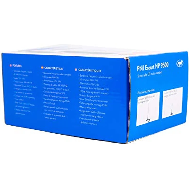 PNI Radio CB Escort HP 9500 Multistandard, ASQ, VOX, Scan, 4W, AMFM, 12V - 24V Netzteil, Feuerzeugstecker enthalten – Bild 10