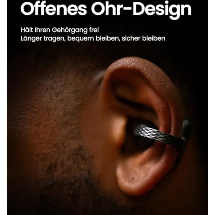 Amazfit Up OWS Bluetooth 5.3 Kopfhörer, Open Ear Wireless Earbuds mit Easy Touch Control, IPX4 wasserdicht, AI Hintergrundgeräuschunterdrückung, Kopfhörer kompatibel mit Android & iPhone – Bild 2