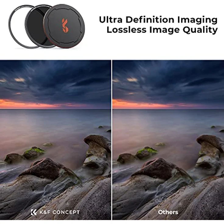 K&F Concept Nano X-Serie Magnetic ND Filter Graufilter ND64 (6 Blendenstufen) Magnetisches Schnellwechselsystem mit Objektivadapter-52mm – Bild 5