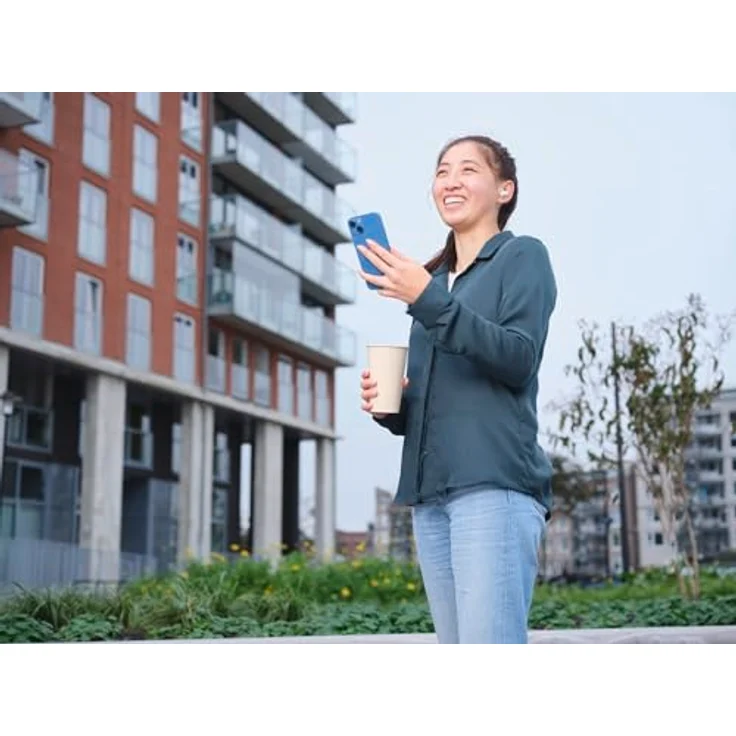 Trust YAVI BT ENC EARBUDS WHITE, Kabellose Bluetooth-Ohrstöpsel mit Geräuschunterdrückung, Weiss – Bild 7