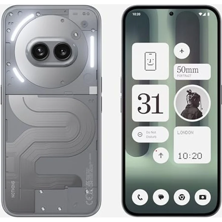 Nothing Phone (2a) Plus 12+256GB - Smartphone ohne Vertrag mit 50-MP-Frontkamera, 50-W-Schnellladefunktion, OS 2.6 - Grau – Bild 4