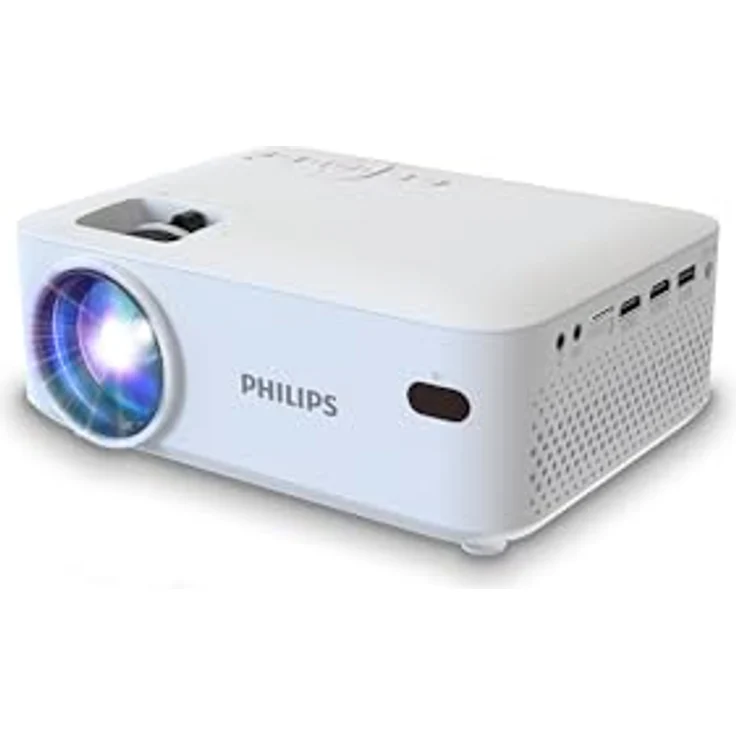 Philips NeoPix 100, Videoprojektor mit WVGA, 80 lm, HDMI und USB Anschluss, Weiss – Bild 2