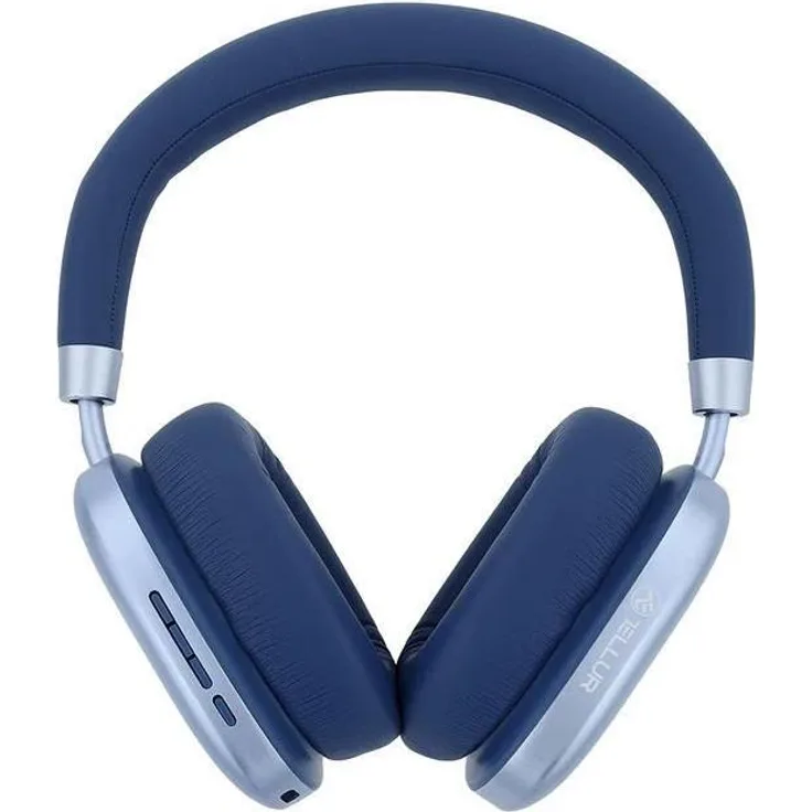 Tellur Shade Bluetooth-Kopfhörer, Over-ear mit ANC, Frequenzbereich 20 Hz – 20 kHz, bis zu 50 Stunden Wiedergabezeit, blau