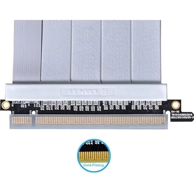 Lian Li PW-PCIV-4-60W PCIe Riser-Kabel, PCIe 4.0, 600mm, Weiß – Bild 4
