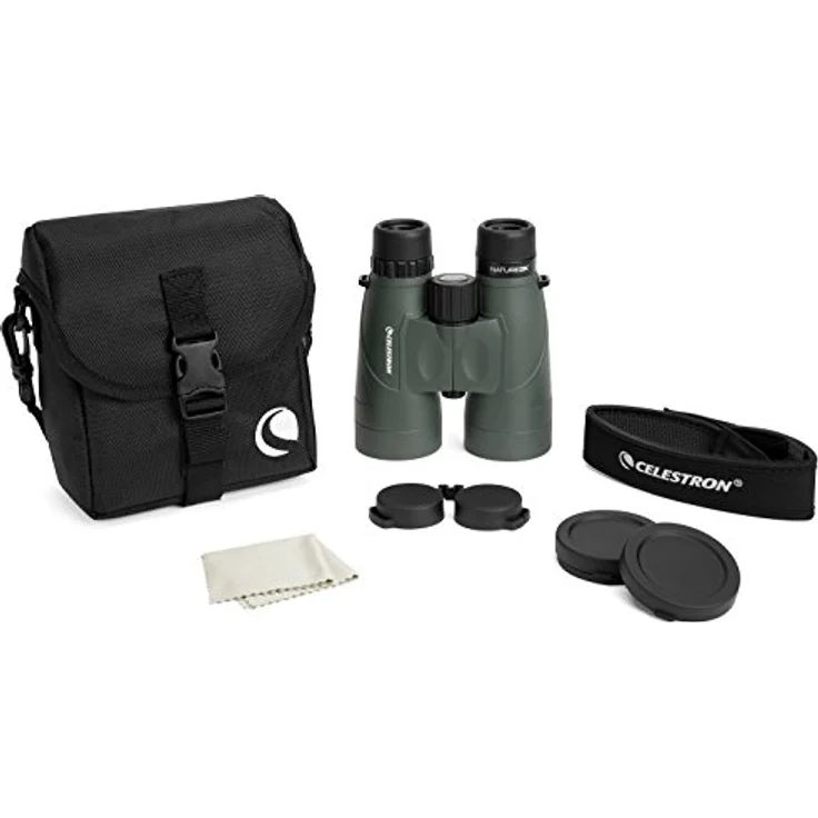 Celestron 71336 Nature DX 12x56 BaK-4 Prismen-Ferngläser, Grün - Ideal für Natur- und Vogelbeobachtung, wasserdicht und beschlagfrei, inklusive Zubehör – Bild 5