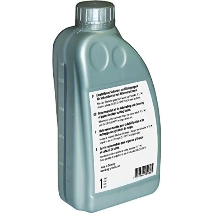 Ideal Aktenvernichteröl 9000621, 1000ml, Spezialöl für Aktenvernichter