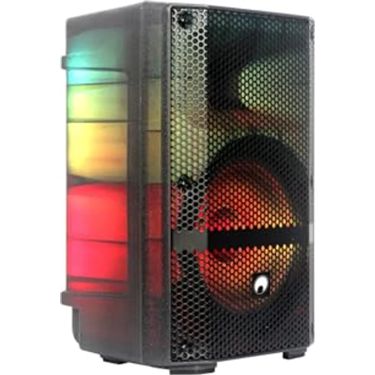Omnitronic MSE-8+ Akku Partylautsprecher mit LED-Effekten, Bluetooth, SD-Kartensteckplatz, Mikrofon inklusive – Bild 5