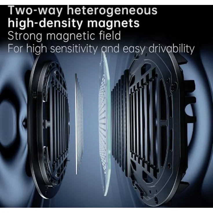 FiiO JT7, Kabelgebundene Planar-Magnet Kopfhörer mit Hi-Res-Audio-Zertifizierung, schwarz – Bild 9