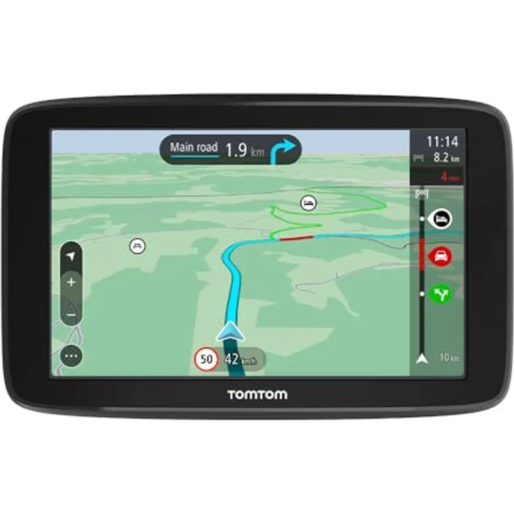 TomTom GO Classic, 5 Zoll GPS-Navigationsgerät mit Stauvermeidung, Europa-Updates, Wi-Fi-Konnektivität, Schwarz – Bild 1