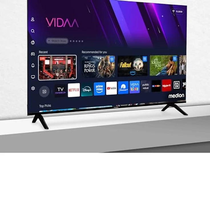 MEDION MD 850301, 125,7 cm (50 Zoll) Ultra HD Smart-TV mit Dolby Vision HDR, Dolby Atmos, Prime Video, Disney+, DAZN und Bluetooth – Bild 3