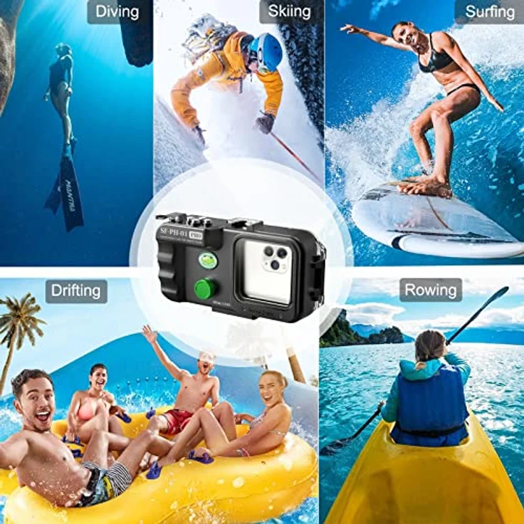 Seafrogs SF-PH-01 Pro Professional Diving Phone Case [40 M/130 Fuß] – Bild 8