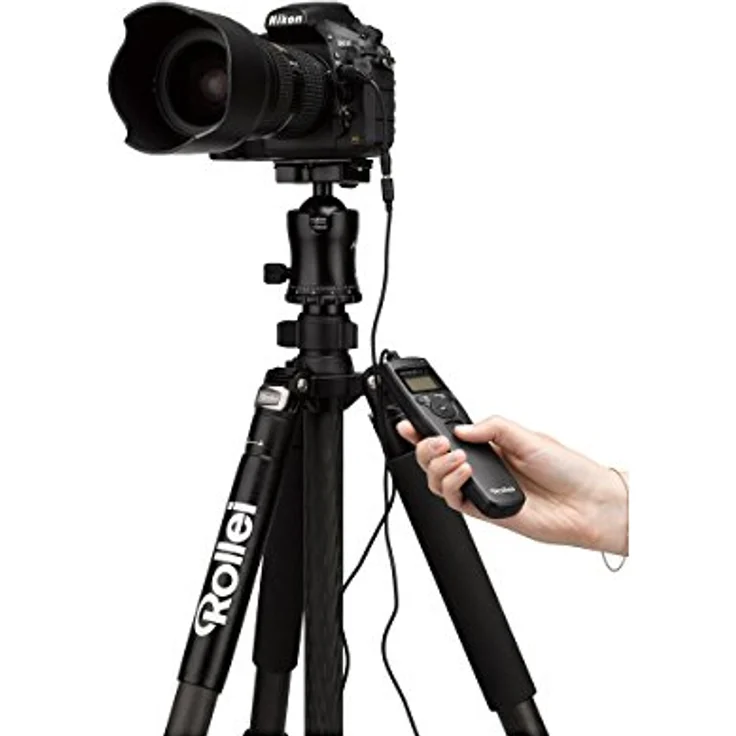 Rollei Kabelfernauslöser für Sony - Fernauslösung Ihrer Sony DSLM- DSLR Kamera, leichte Bedienung, optimal für Langzeitbellichtungen, Serienbildfunktion & Zeit-Intervall Aufnahmen mit LCD-Display – Bild 7