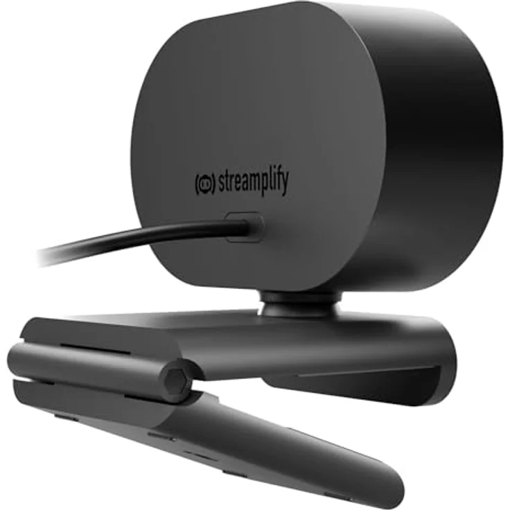 streamplify Streamplify CAM PLUS, Full-HD Webcam mit 60 fps, integriertes Ringlicht, Autofokus und Stereo-Mikrofon – Bild 5