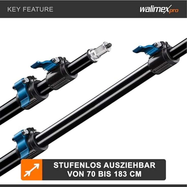 walimex pro Galgen mit Gegengewicht, 100-170cm – Bild 6