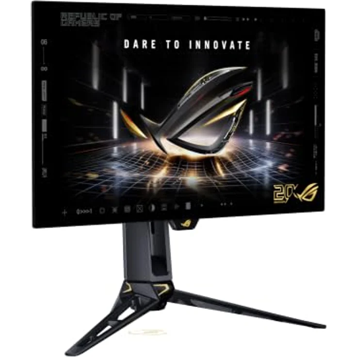 ASUS ROG Swift OLED PG27AQWP-G Edition 20 Gaming-Monitor, 27 Zoll, Dual-Mode, 0,03ms Reaktionszeit, VESA DisplayHDR 500, TrueBlack Glossy Panel – Bild 2
