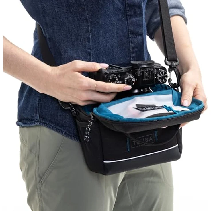 Tenba Skyline V2 Schultertasche 7 - Grau, leichte Kameratasche mit Platz für Kamera und Objektive, 30,48 x 31,75 x 25,4 cm – Bild 6