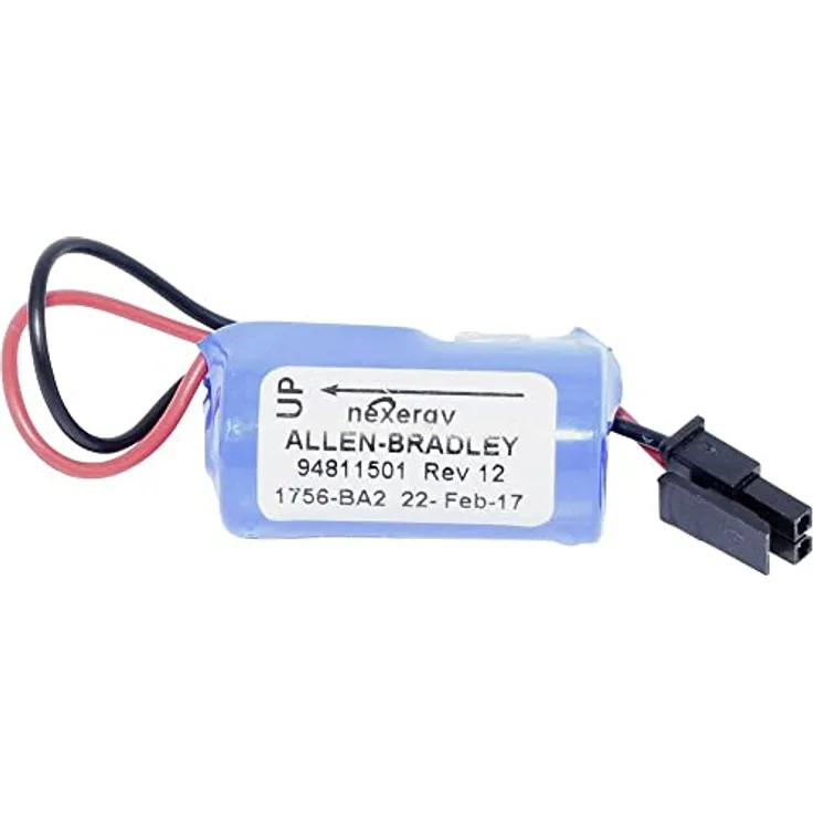 Beltrona Allen Bradley 1756-BA2 Spezial-Batterie Stecker Lithium 3 V 1200 mAh 1 St. mit inkl. Kabel, Schwarz