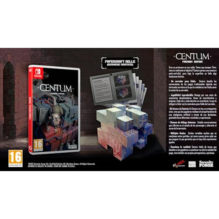 MDM MERIDIEM GAMES Centum - Premium Edition - Nintendo Switch, interaktives Storytelling mit dynamischem Dialogsystem und komplexer Handlung – Bild 2