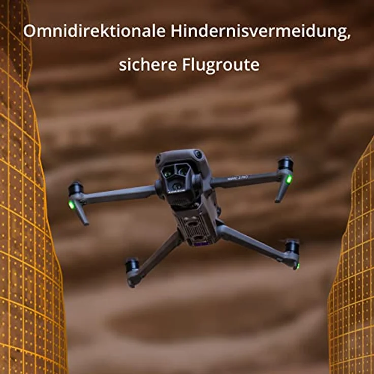 DJI Mavic 3 Pro Fly More Combo mit DJI RC Pro (leuchtstarker Bildschirm), 4/3 CMOS Hasselblad-Kamera, drei Intelligent Flight Batteries, Ladestation, ND-Filterset und mehr, Kameradrohne für Erwachsene – Bild 4