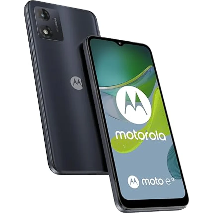 Motorola Moto E13(8-128 GB), Cosmic Black ohne Simlock, ohne Branding – Bild 1
