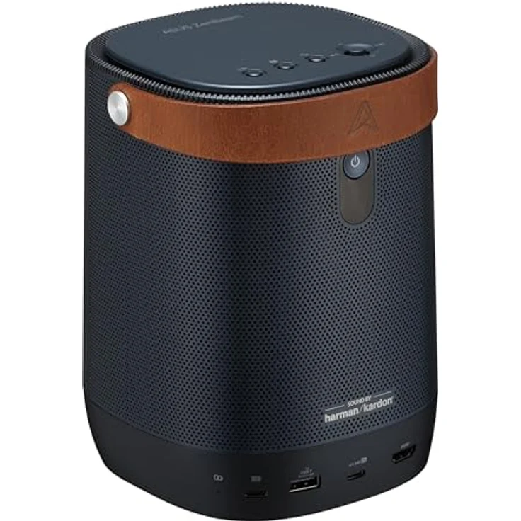 ASUS ZenBeam L2 Smart tragbarer LED Projektor (960 LED Lumen, 1080p, Google zertifizierte Android 12 TV Box, Sound von Harman Kardon, 10 W Lautsprecher, integrierter Akku, ASUS Light Wall) – Bild 4