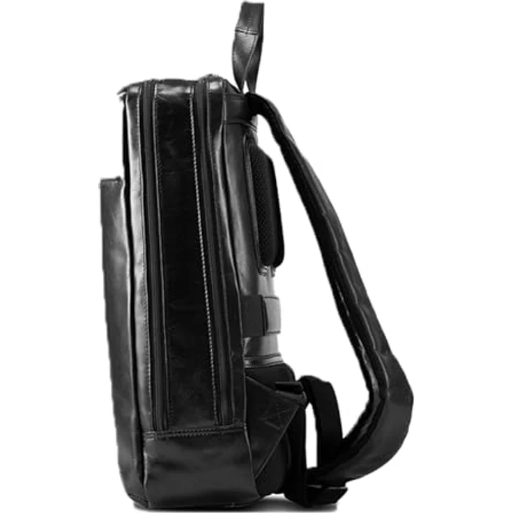 Jost Skagen Business-Rucksack, 100% Leder, 42 cm mit Laptopfach, schwarz – Bild 4
